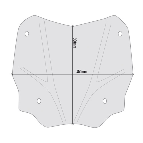 VIZIR / VJETROBRAN HONDA SH 125/150 (2020-2024), SH 350 (2021-2024) ZATAMNJEN (SMOKED) VISINA: 33 CM x ŠIRINA: 45 CM <br> GIVI: D1181S