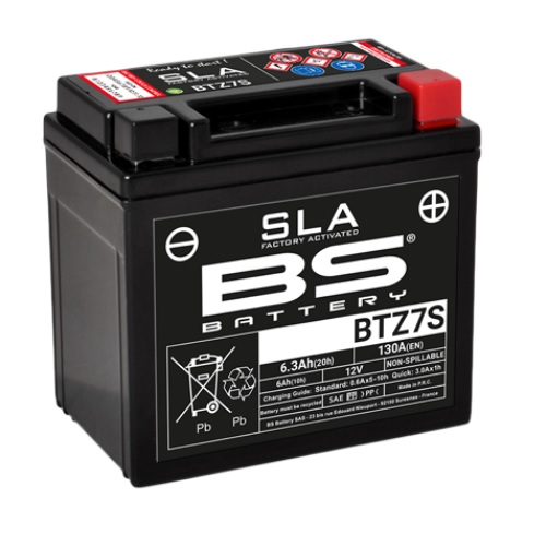 AKUMULATOR / BATERIJA YTZ7S (AGM/SLA/VRLA) TVORNIČKI AKTIVIRAN BEZ ODRŽAVANJA <br> BS BATERY: BTZ7S
