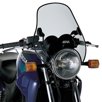 VJETROBRAN / VIZIR UNIVERZALNI ZA NAKED MOTOCIKLE, ZATAMNJEN (SMOKED), VISINA: 37,7 CM, ŠIRINA: 44 CM <br> (GIVI: A603)
