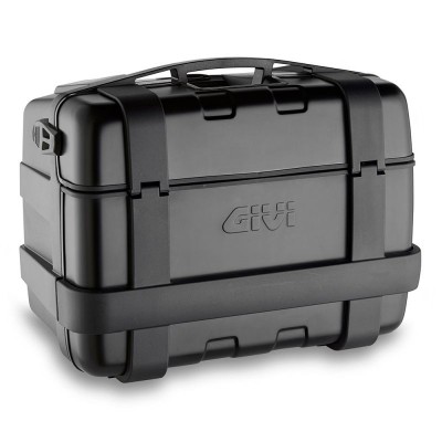 KOFER ZA MOTOCIKL STRAŽNJI ILI BOČNI, 46 LIT, ALUMINIJ, CRNI, MONOKEY <br> GIVI TREKKER BLACK LINE: TRK46B