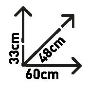 KOFER / KOVČEG (TOP CASE) ZA MOTOCIKL, 56 LIT, CRNI S ALU LOOK POKLOPCEM, MONOKEY <br> KAPPA (K5600NN)
