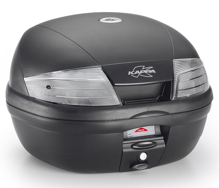 KOFER ZA MOTOCIKL / SKUTER KAPPA K35 TECH, 35 LIT, MONOLOCK, MAT CRNI S PROZIRNIM KATADIOPTERIMA (K35NT)