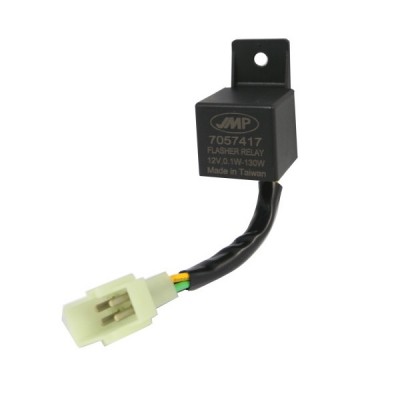 RELEJ (AUTOMAT) ZA LED ŽMIGAVCE I ZA SIJALICE SA ŽARNOM NITI, ČETIRI PINA, 12V / 0,1W-130W, ODGOVARA ZA HONDA MOTOCIKLE I SKUTERE (705.74.17)